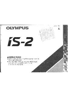 Olympus IS 2 manual. Camera Instructions.